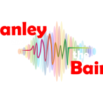 Hanley and the Baird logo with rainbow soundwave